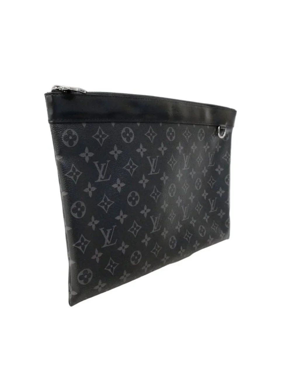 Louis Vuitton Clutch Monogram Eclipse Pochette Discovery Black